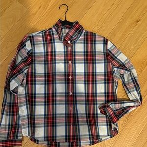 Women’s Red and Blue Plaid Shirt J Crew…